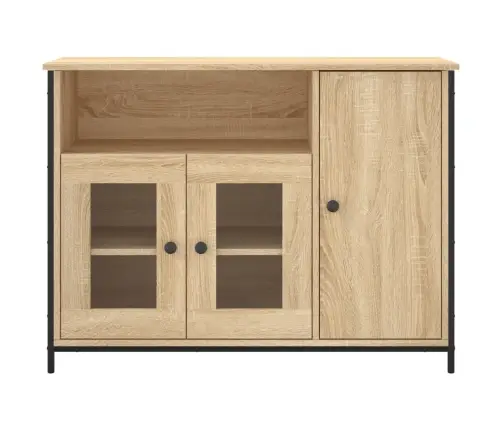 Šoninė Spintelė, Sonoma Ąžuolo, 100X35X75cm Apdirbta Mediena