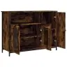 Kumode, Ozolkoka Krāsa, 100X35X75 Cm, Inženierijas Koks Vidaxl Kumode, Ozolkoka Krāsa, 100X35X75 Cm, Inženierijas Koks Vidaxl