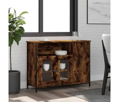 Kumode, Ozolkoka Krāsa, 100X35X75 Cm, Inženierijas Koks Vidaxl Kumode, Ozolkoka Krāsa, 100X35X75 Cm, Inženierijas Koks Vidaxl