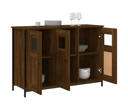 Kumode, Ozolkoka Krāsa, 100X35X70 Cm, Inženierijas Koks Vidaxl