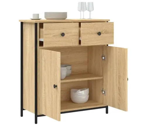 Skapītis, Ozolkoka Krāsa, 70X30X80 Cm, Inženierijas Koks Vidaxl