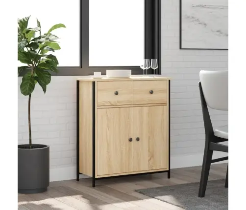 Skapītis, Ozolkoka Krāsa, 70X30X80 Cm, Inženierijas Koks Vidaxl