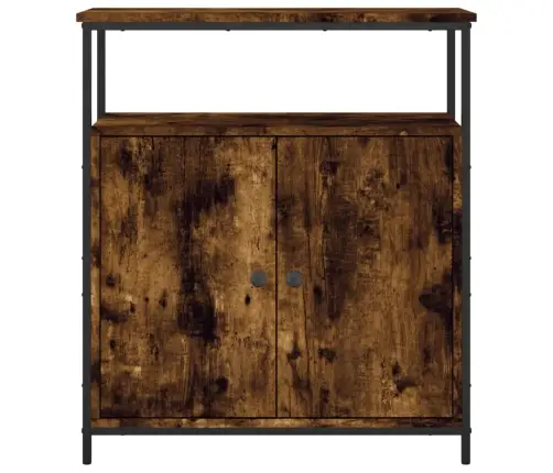 Šoninė Spintelė, Dūminio Ąžuolo, 70X30X80cm Apdirbta Mediena