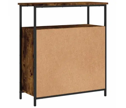 Šoninė Spintelė, Dūminio Ąžuolo, 70X30X80cm Apdirbta Mediena