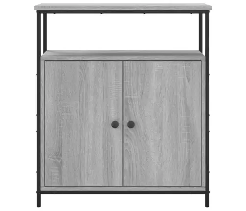 Skapītis, Pelēka Ozolkoka, 70X30X80 Cm, Inženierijas Koks Vidaxl