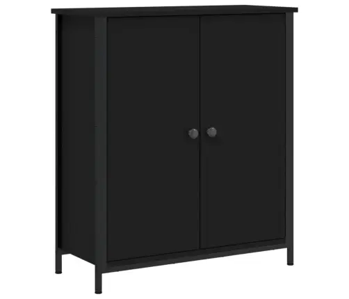 Kumode, Melna, 70X30X80 Cm, Inženierijas Koks Vidaxl