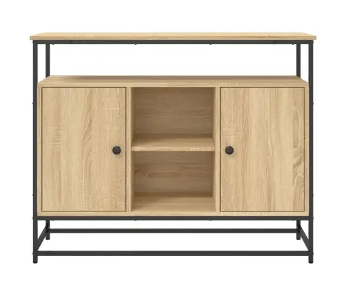 Puhvetkapp, Sonoma Tamm, 100 X 35 X 80 cm Tehispuit