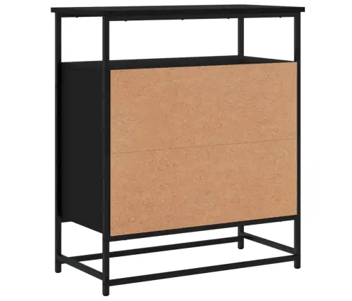 Kumode, Melna, 69X35X80 Cm, Inženierijas Koks Vidaxl Kumode, Melna, 69X35X80 Cm, Inženierijas Koks Vidaxl