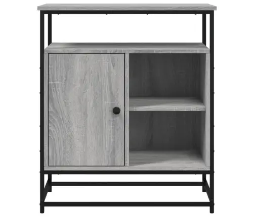 Kumode, Pelēka Ozolkoka, 69X35X80 Cm, Inženierijas Koks Vidaxl