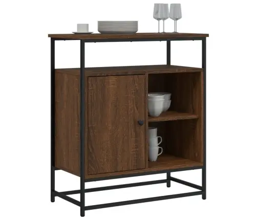 Kumode, Ozolkoka Krāsa, 69X35X80 Cm, Inženierijas Koks Vidaxl