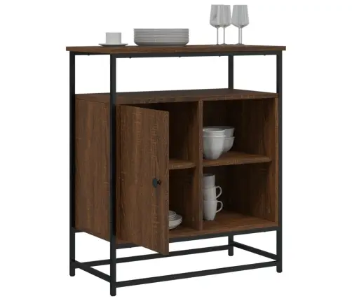 Kumode, Ozolkoka Krāsa, 69X35X80 Cm, Inženierijas Koks Vidaxl