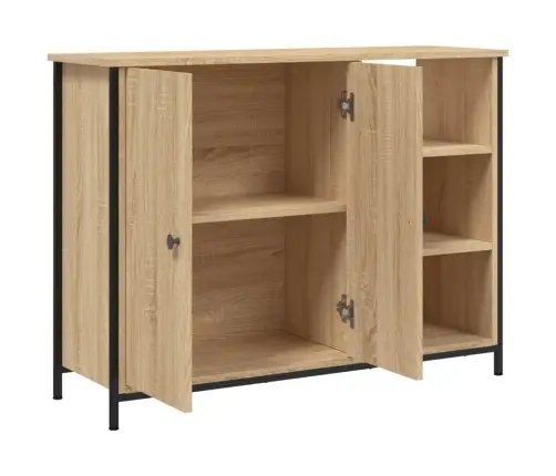 Kumode, Ozolkoka Krāsa, 100X33X75 Cm, Inženierijas Koks Vidaxl