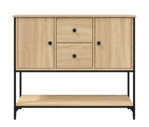 Kumode, Ozolkoka Krāsa, 100X36X85 Cm, Inženierijas Koks Vidaxl