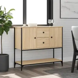 Kumode, Ozolkoka Krāsa, 100X36X85 Cm, Inženierijas Koks Vidaxl