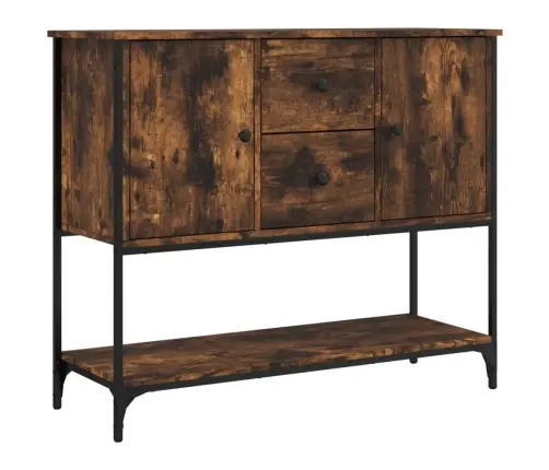 Kumode, Ozolkoka Krāsa, 100X33X75 Cm, Inženierijas Koks Vidaxl