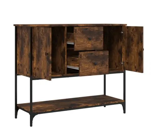 Kumode, Ozolkoka Krāsa, 100X33X75 Cm, Inženierijas Koks Vidaxl