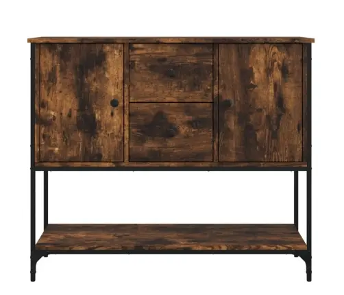 Kumode, Ozolkoka Krāsa, 100X33X75 Cm, Inženierijas Koks Vidaxl