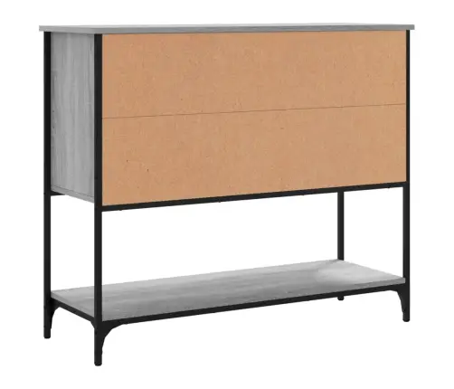 Kumode, Pelēka Ozola Krāsa, 100X36X85 Cm, Inženierijas Koks Vidaxl