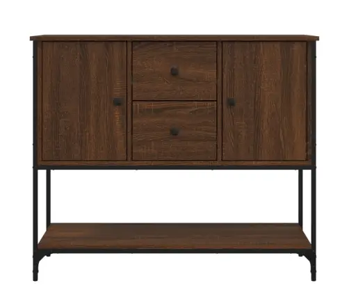 Kumode, Ozolkoka Krāsa, 100X33X75 Cm, Inženierijas Koks Vidaxl