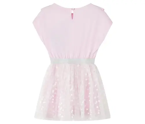 Bērnu Kleita Ar Volāniem, Gaiši Rozā, 104