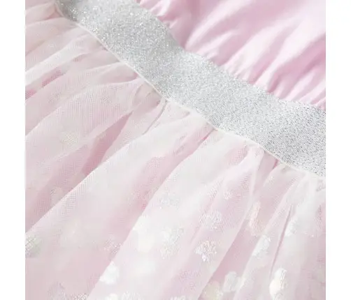 Bērnu Kleita Ar Volāniem, Gaiši Rozā, 116