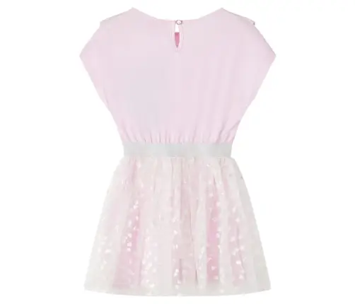 Bērnu Kleita Ar Volāniem, Gaiši Rozā, 140