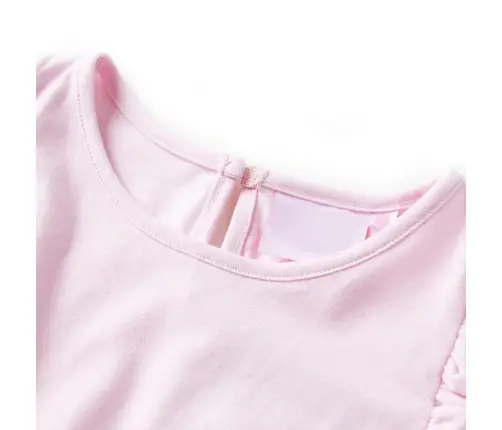 Bērnu Kleita Ar Volāniem, Gaiši Rozā, 140