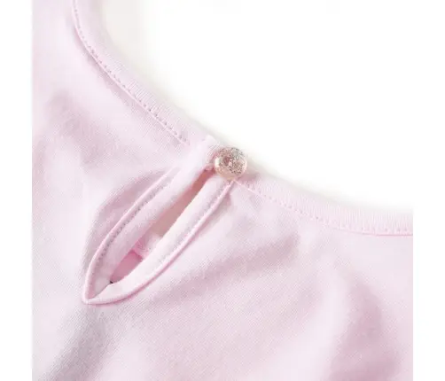 Bērnu Kleita Ar Volāniem, Gaiši Rozā, 140
