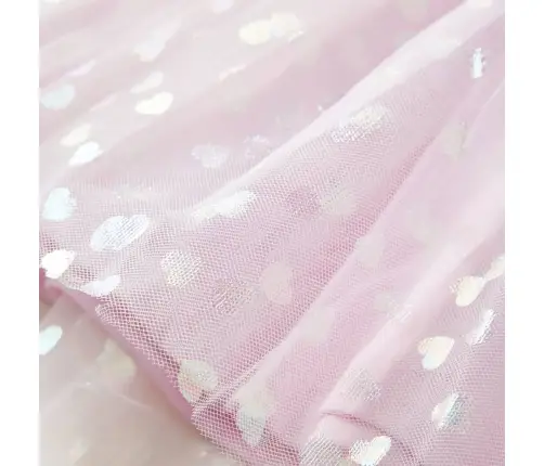 Bērnu Kleita Ar Volāniem, Gaiši Rozā, 140