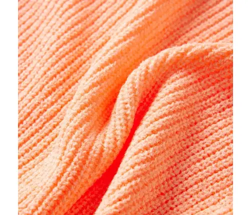 Bērnu Džemperis, Adīts, Spilgti Oranžs, 116