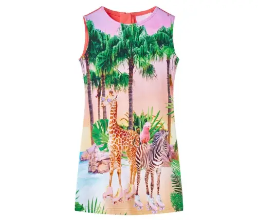 Bērnu Kleita, Koraļļu Krāsā, 140