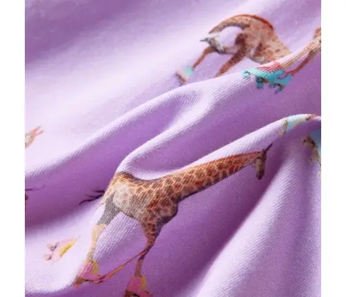 Bērnu Kleita Ar Volānu Piedurknēm Un Savelkamu Aukliņu, Lillā, 116