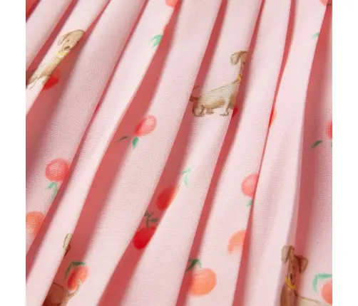 Flisēti Bērnu Svārki, Gaiši Oranži, 128