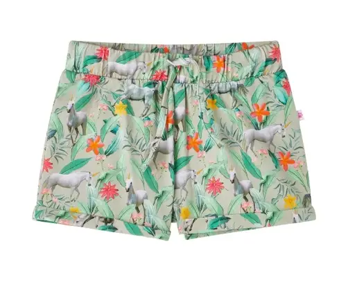 Vaikiški Šortai Su Sutraukiama Juostele, Chaki, 92 Dydžio