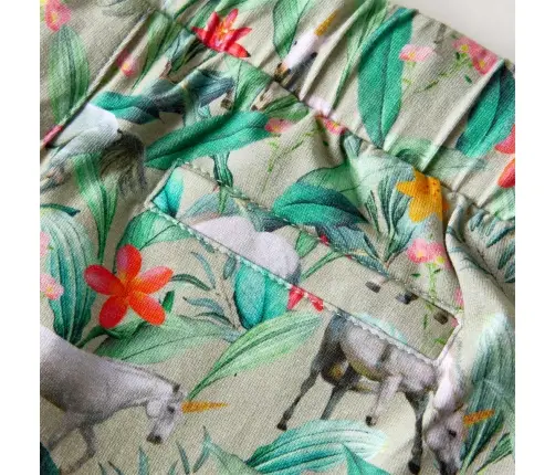 Bērnu Šorti Ar Aukliņu, Gaiša Haki, 104