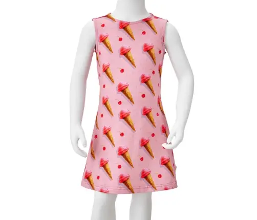 Bērnu Kleita, Koši Rozā, 128