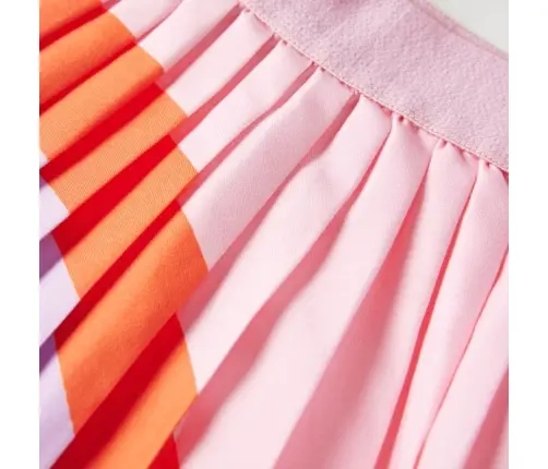 Vaikiškas Klostuotas Sijonas, Šviesiai Rožinės Spalvos, 116 Dydžio