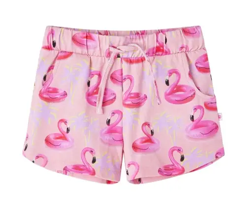 Bērnu Šorti Ar Aukliņu, Gaiši Rozā, 128