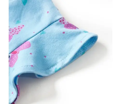 Vaikiška Suknelė Be Rankovių Su Sagutėmis, Mėlynos Spalvos, 104 Dydžio