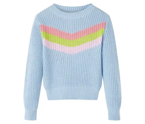 Bērnu Džemperis, Adīts, Zils, 128