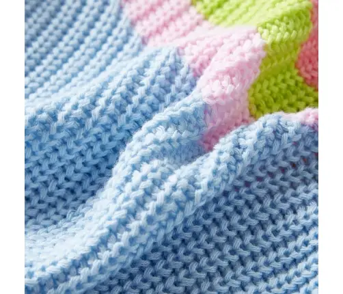 Bērnu Džemperis, Adīts, Zils, 140