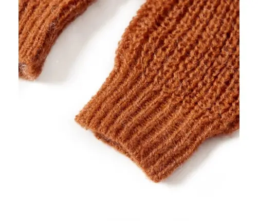 Vaikiškas Megztinis, Smėlio Spalvos, Megztas, 128 Dydžio