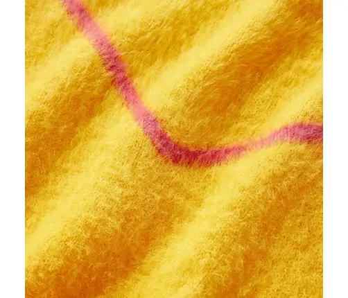 Vaikiškas Megztinis, Geltonai Rudos Spalvos, Megztas, 128 Dydžio