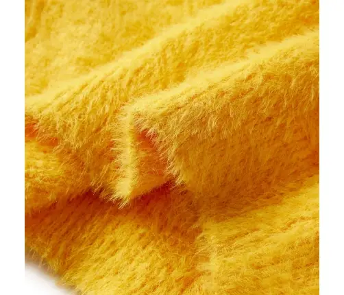 Laste Kampsun, Kootud, Tume Ooker, 140