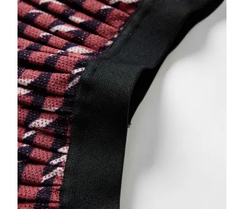 Vaikiškas Klostuotas Sijonas Su Blizgučiais, Mėlynas, 116 Dydžio