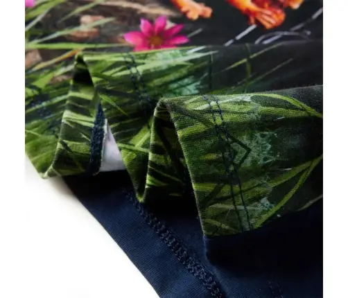 Pikkade Varrukatega Laste Kleit, Tumesinine, 104