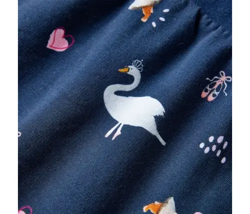 Bērnu Kleita Ar Garām Piedurknēm, Tumši Zila, 128