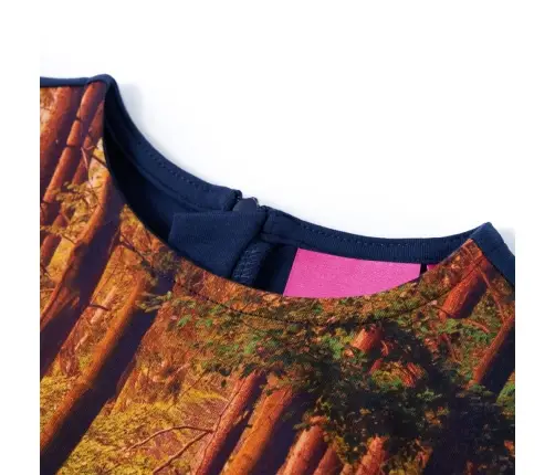 Bērnu Kleita Ar Garām Piedurknēm, Tumši Zila, 92