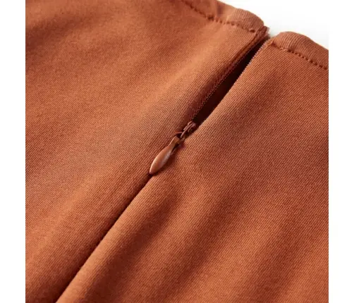 Pikkade Varrukatega Laste Kleit, Konjakipruun, 104