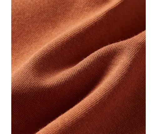 Bērnu Kleita Ar Garām Piedurknēm, Oranži Brūna, 128